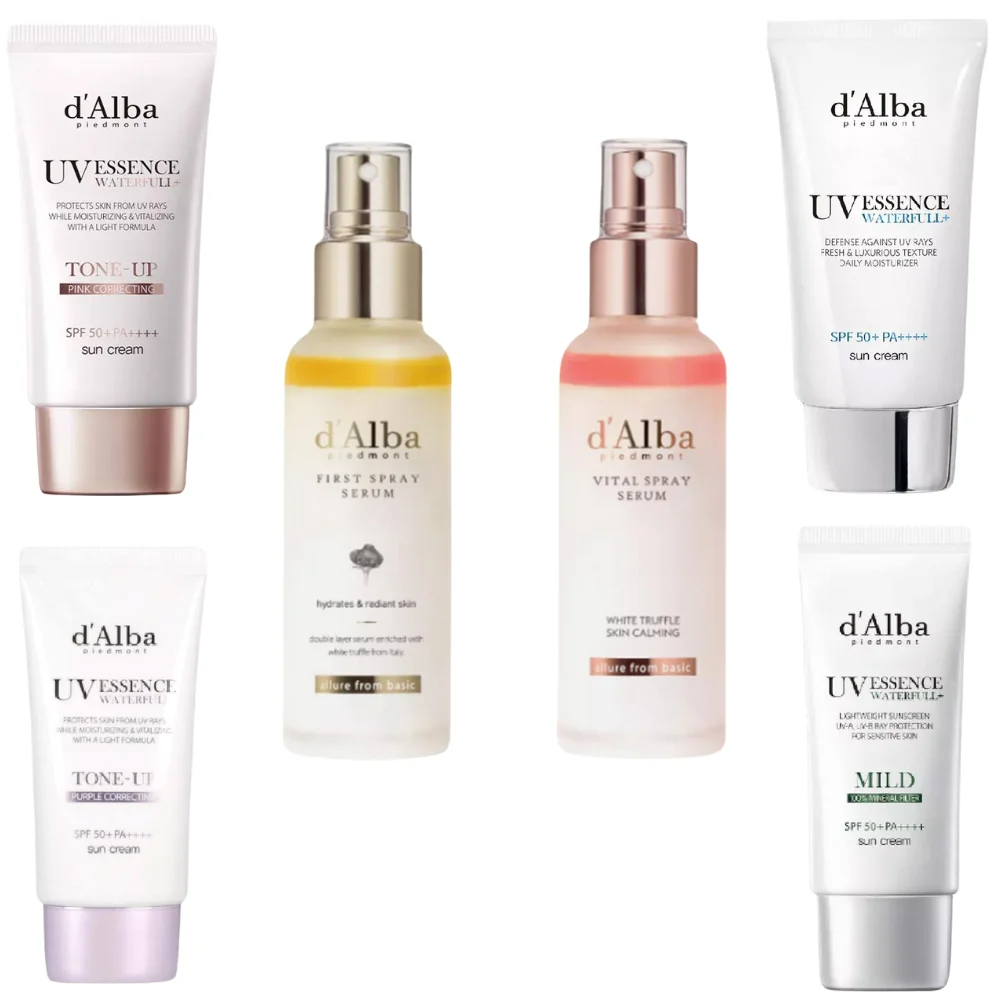 

D'Alba Faial Moisturizing White Truffle Light-weight Sunscreen White Truffle Initial Mist Facial Moisturizer Soothing Skin Care