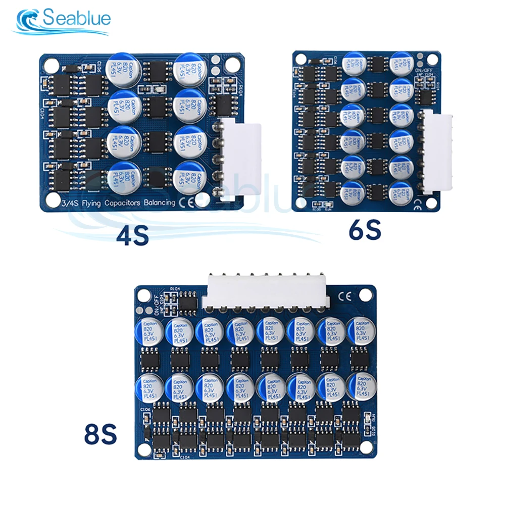 3A Balance Li-ion Lifepo4 LTO Bateria litowa Aktywny korektor Balancer Board Kondensator 4S 6S 8S BMS Samochód elektryczny Pamięć energii