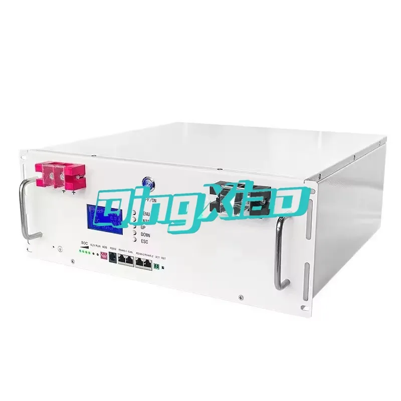 51.2V 100Ah Rack Mounted LiFePO4 Battery For Solar Energy Storage Telecom Base Station With RS485 CAN Communication Long Life