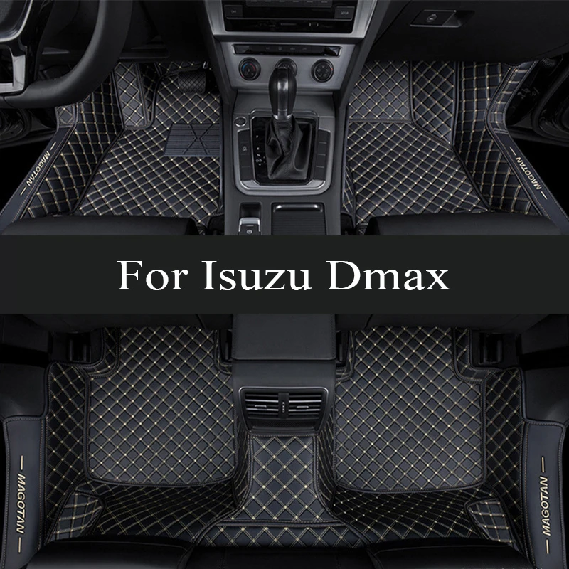 

Car Floor Mats For Isuzu Dmax D-max 2020 2019 2018 2017 2016 Auto trunk mat Decoration Leather Carpets Waterproof Protect Rugs