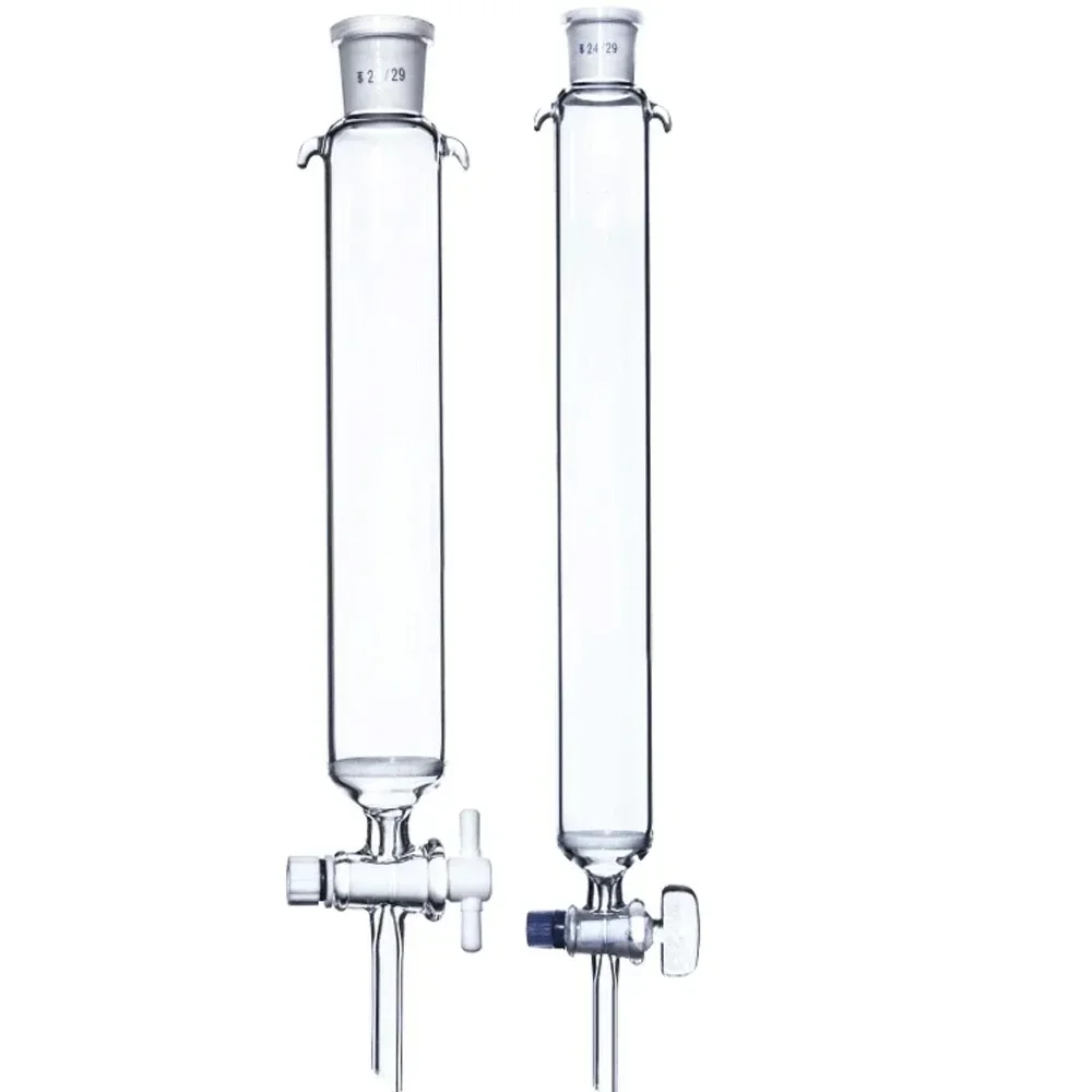 16/22/30/40mm X 200/300400mm 24/29 Joint Boro. Glass Sand Core Chromatography Column Labrotary Glassware