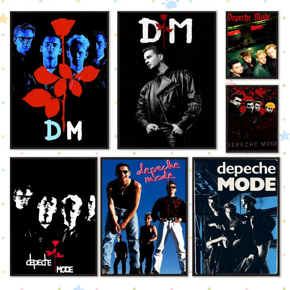 Music Legendary Global Depeche Mode Poster HD Waterproof PP Self Adhesive Aesthetic Bedroom Dorm Gaming Room Home Decor Gift