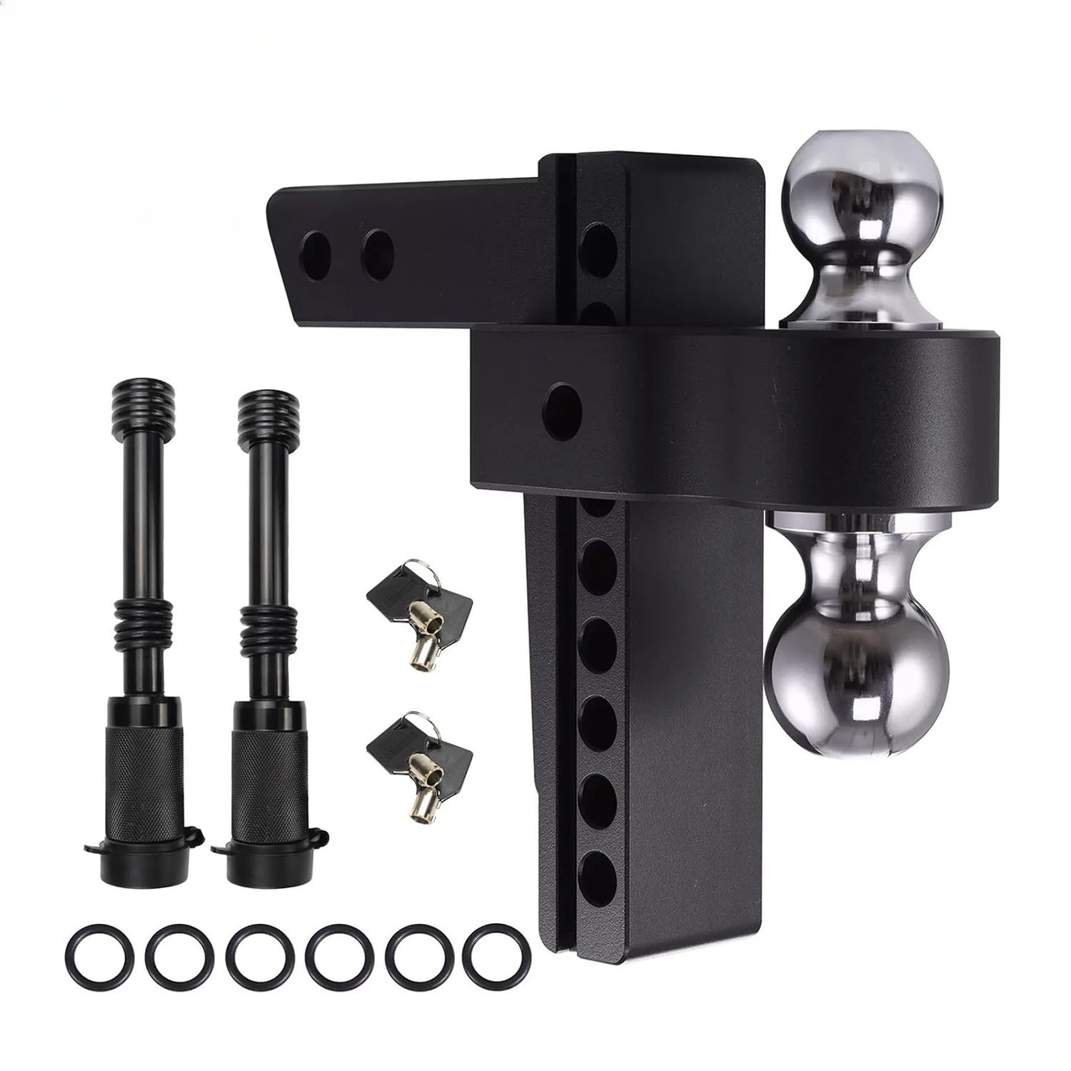 Braccio per rimorchio regolabile in lega di alluminio Braccio per rimorchio per fuoristrada per auto da 2-8 pollici