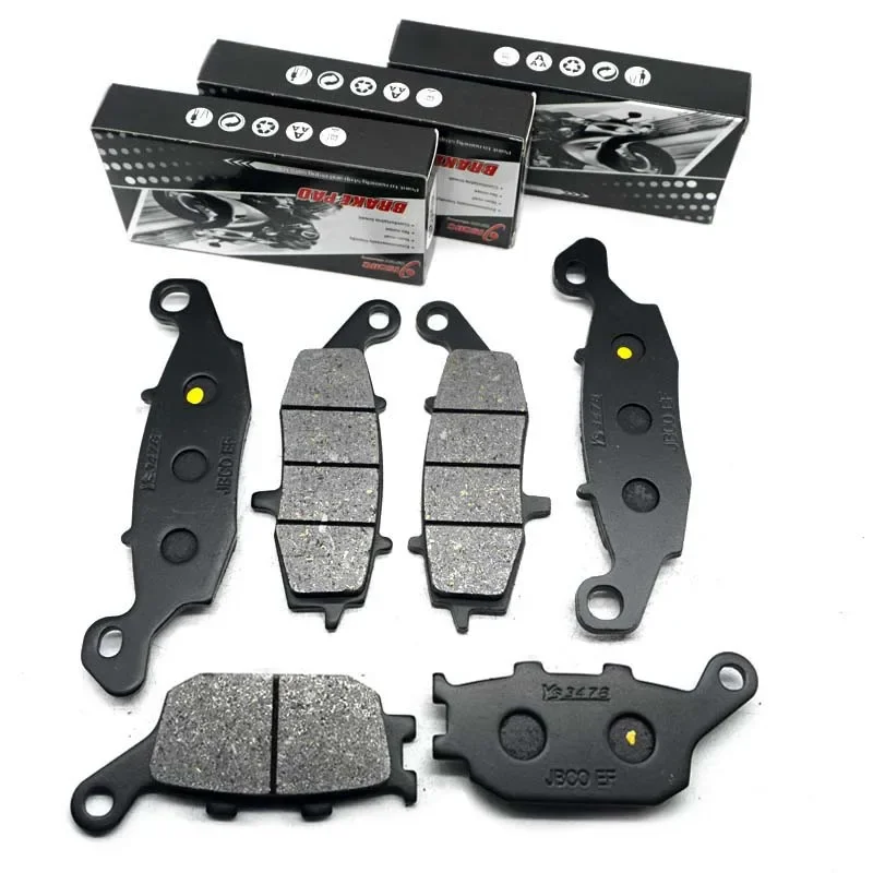 For SUZUKI DL650A V-Strom 650 ABS 2020 2023 2024 2007-2021 DL Motorcycle Front Rear Brake Disc Pads Kits Set Parts