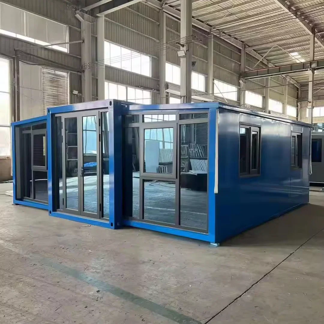 Prefab Folding Extendable Container House for Living Office Hospital Fast Assemble Container Home 2 Bedroom Family Homes