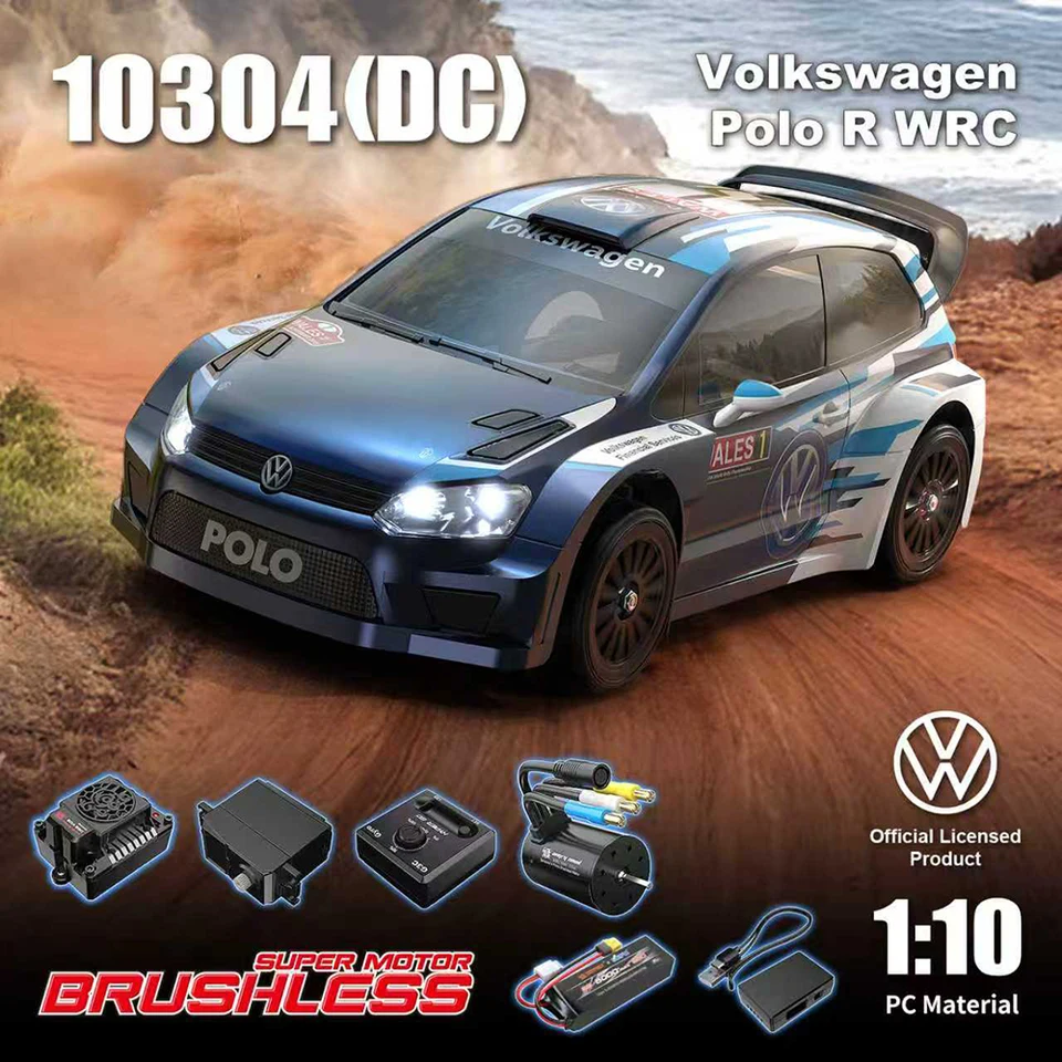 MJX Hyper GO 10304 Polo R WRC 2015 Brushless RTR 1/10 RC Electric