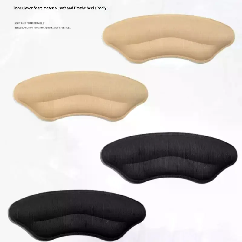 10 Pairs Heel Pads for Too Big Shoes Self-Adhesive Anti-Blister Heel Protectors Inserts for High Heels Sports Shoes