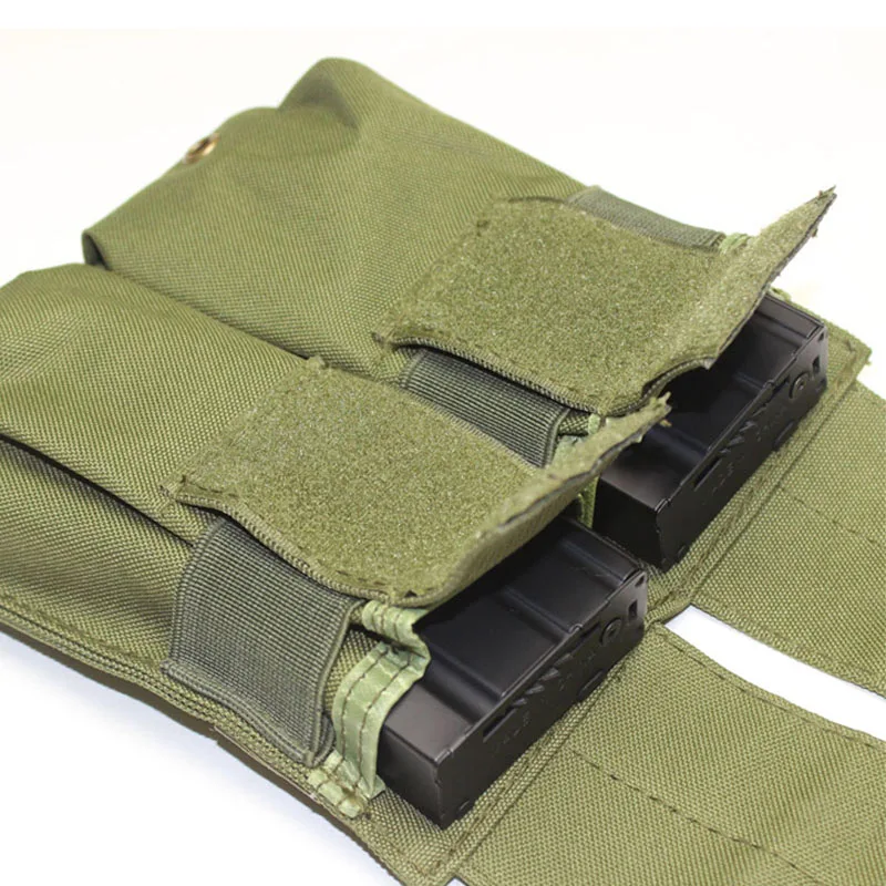 Molle 5.56mm 7.62mm Magazine Pouch Double Triple Bag AK47 74 M4 AR 15 Nylon Mag Bag Hunting Accessories Pack