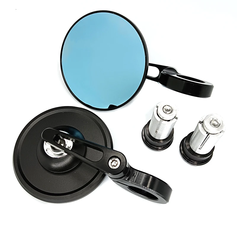 Universal Look Motorcycle Rear View Mirrors Round 7/8\