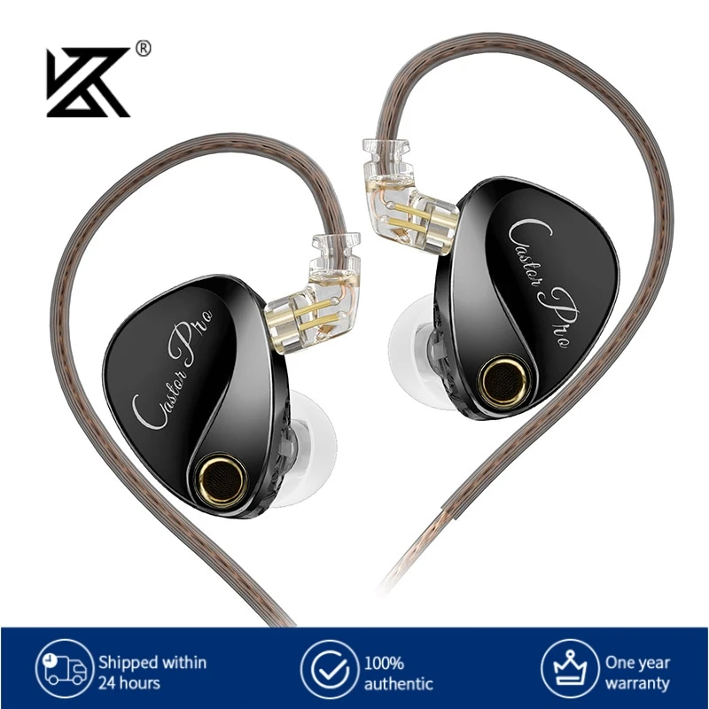 KZ Castor PRO 2DD Dynamic in Ear Earphones High-end Tunable Earphones Stets A New Benchmark for Hfi Sound Quality Bass Headsets