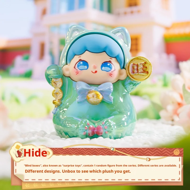 Adorable Desktop Cat Toy Trendy Blind Box Student Plaything Attracting Wealth And Good Luck Cat Cute Feline Figurine Blind Box