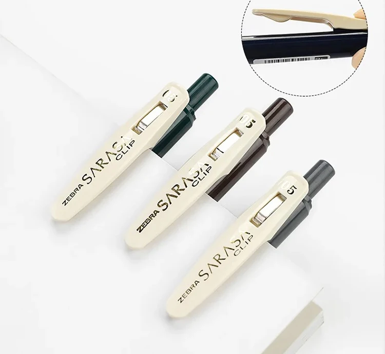ZEBRA Retro-Farbgelstift JJ15 SARASA Push Color 0,5 mm Stifte zum Schreiben 10 Farben Kawaii Schulbedarf Japanisches Briefpapier – Detail 5