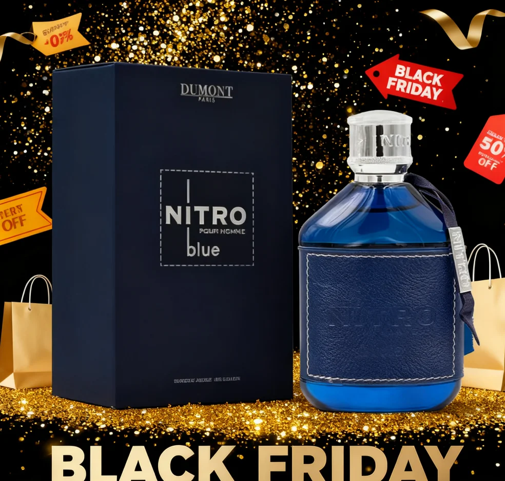 عطر دومونت نيترو بلو الرجالي بسعة 3.4 أونصة/100 مل، مما ينبعث منها عطر الفواكه الطازجة والحمضيات #3