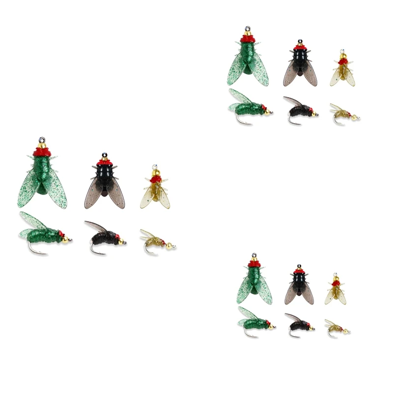 Bionic Fly Fishing Bait (20Pcs), Universal Bait Fishing With Bait Scent Fish Attractants For All Kinds Of Waters