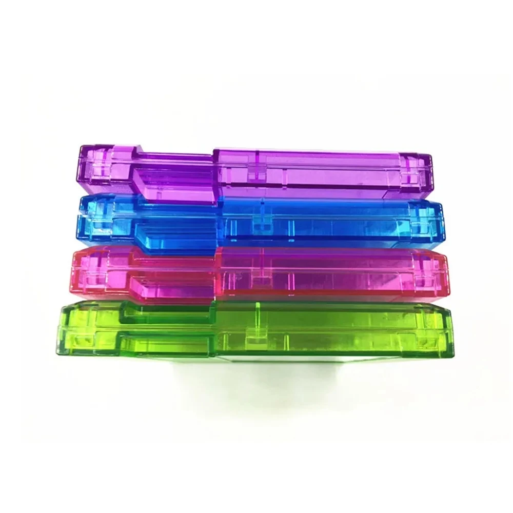 Game Cartridge Plastic Shell para NES, Rapir, Versão dos EUA, Claro, Azul, Verde, Roxo, Vermelho, 72 Pins, Alta Qualidade, 50Pcs