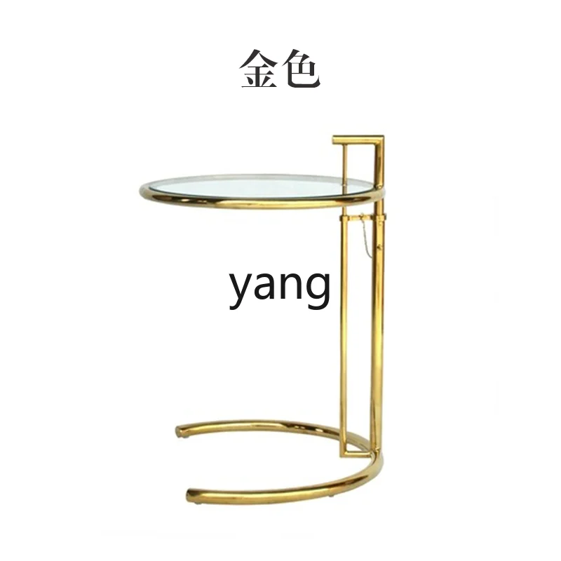 

CX Lifting Coffee Table Household Transparent Glass Side Table