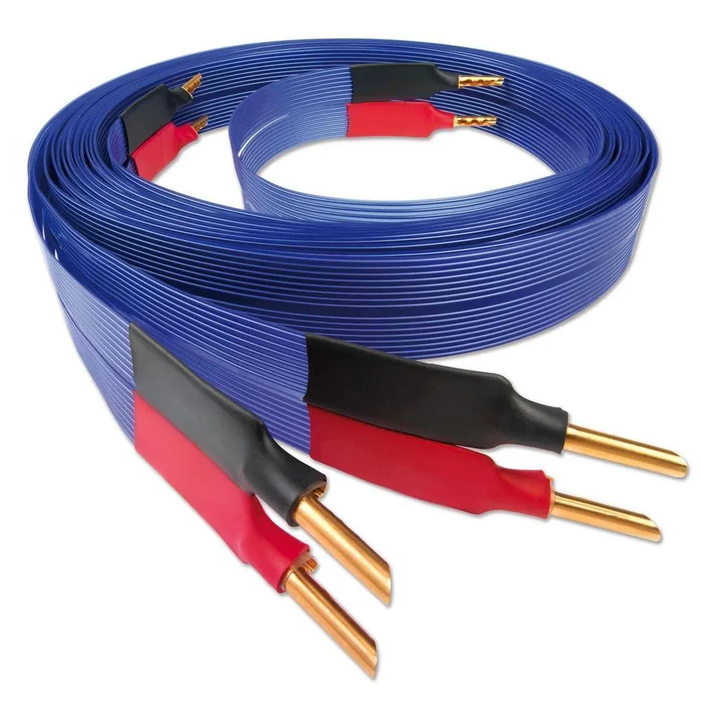 

Hi-Fi кабель Nordost для колонок Red Dawn, кабель для колонок с плоской линией, кабель для колонок с посеребренным покрытием 99.9999% OFC, аудиокабель-усили...