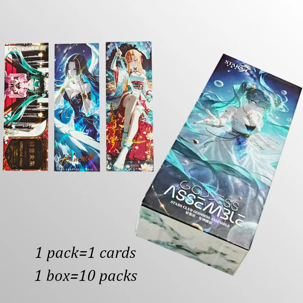 Stars Club Goddess Assemble Vol.1 Goddess Story Waifu Trading Card Anime Games Gifts Girl Party Collection Card