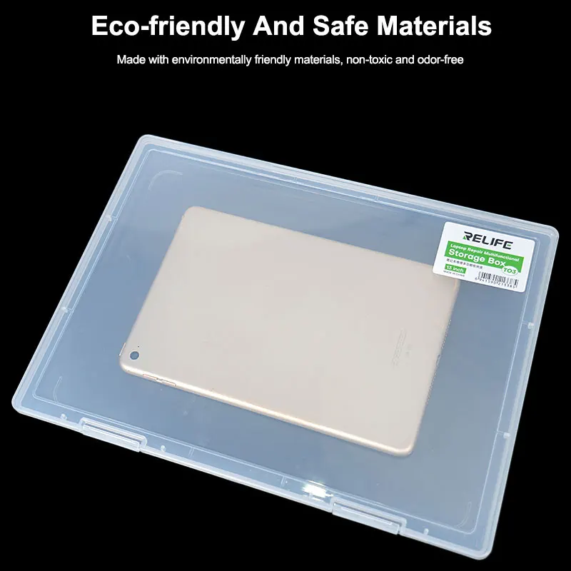 RELIFE TO3 13-inch Laptop Repair Storage Box for Storing Laptop/Tablet/Phone Repair Tools and other Accessories