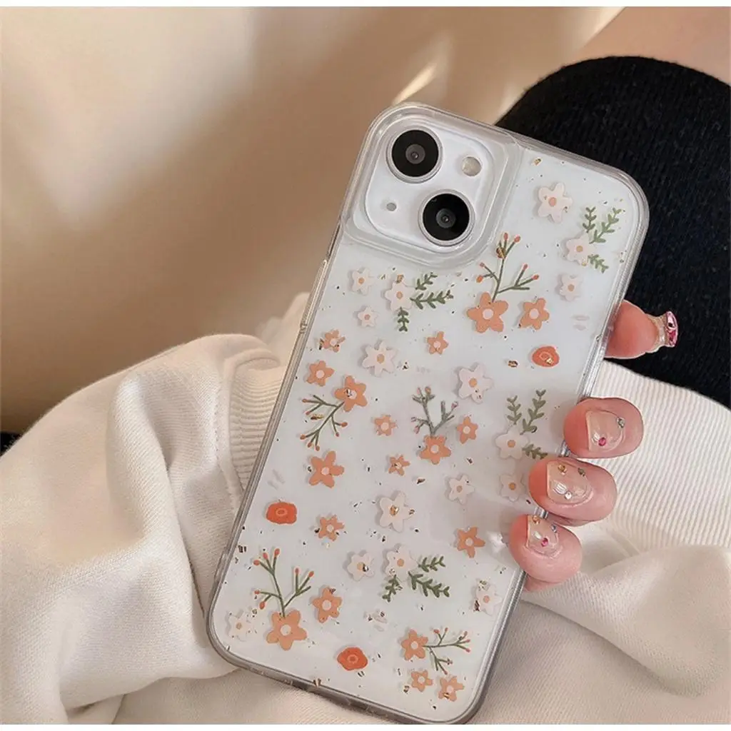 Fantasy Butterfly Daisy Flower Case for Samusng Galaxy A55 A54 A35 A23 A24 S24 Ultra S22 S23 Plus S20 S21 FE A33 A52 A53 A52S 5G