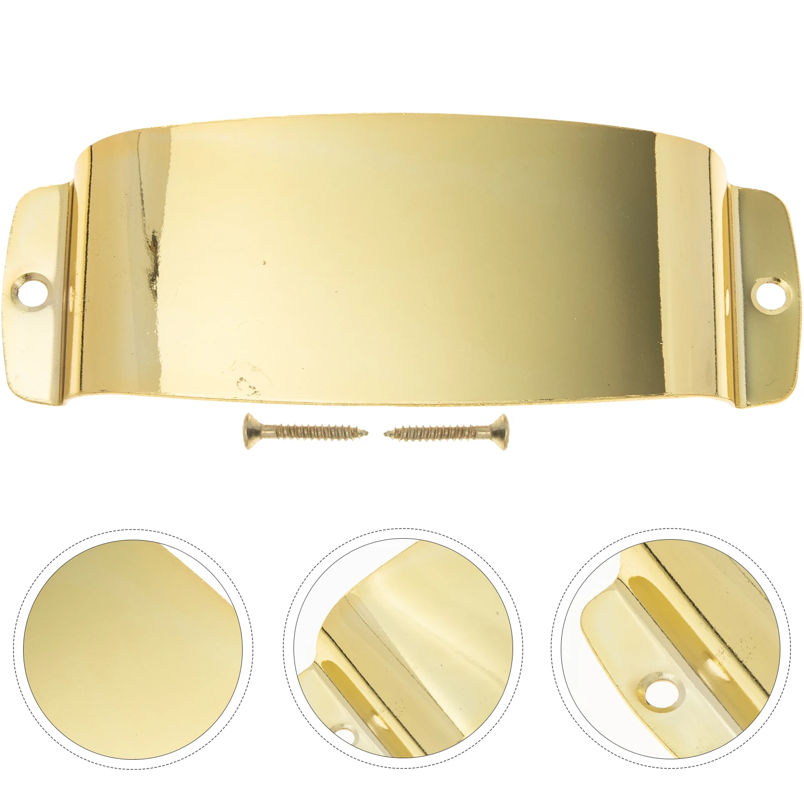 

Metal Bass Bridge Cover Pickup Cover for Guitar Instrument Accessory Replacement Part Wear Resistant