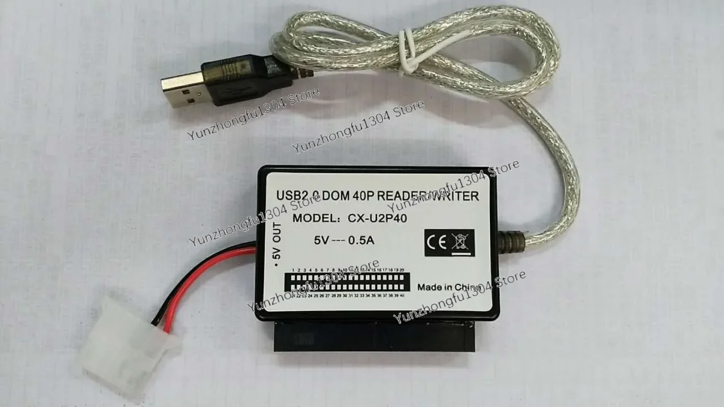 

New USB2.0 Electronic Hard Disk 44P DOM Disk Card Reader CX-U2P44 2.5IDE44 Pin Card Reader