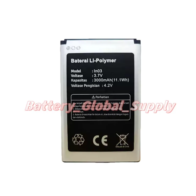 

3.7V 3000mAh Replacement Battery for In03 4G Wireless, New