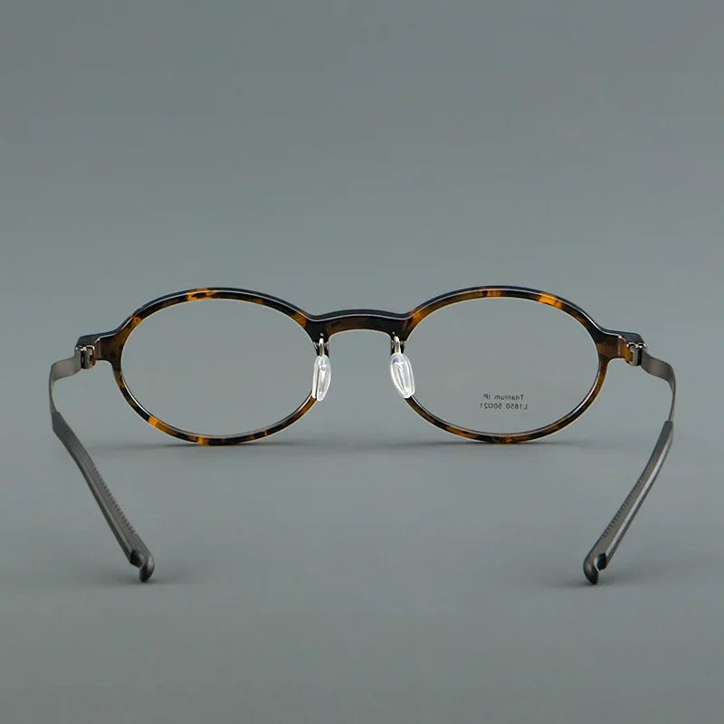 Retro Oval Titanium Glasses Frame 2026 New Women Optical Prescription Custom Eyewear Men Myopia Reading Simple Vintage Eyeglass