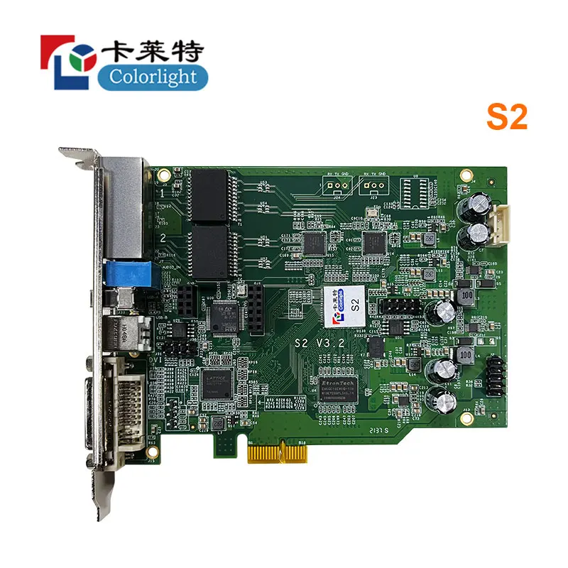 بطاقة إرسال LED Colorlight S2 تعمل مع بطاقة استقبال LED Colorlight 5A-75B 5A-75E I5A لشاشة عرض LED داخلية خارجية