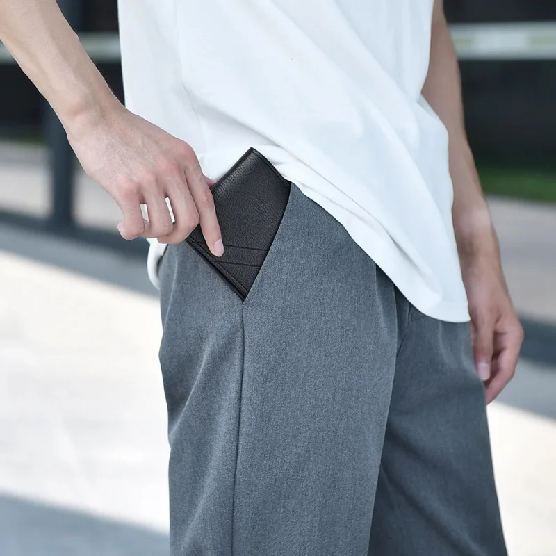 Men's Short Wallet Large Capacity Multi-Function Driver's License Card Holder Slot