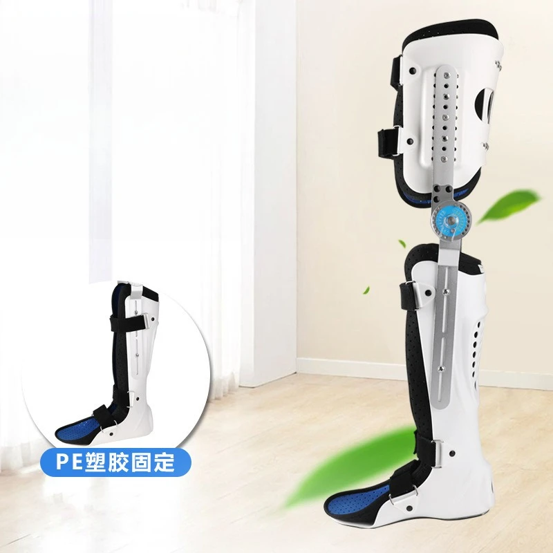 Rodillera para caminar, tobillo, pie, soporte de entrenamiento de rehabilitación postoperatoria de fractura de reemplazo de articulación de rodilla femoral
