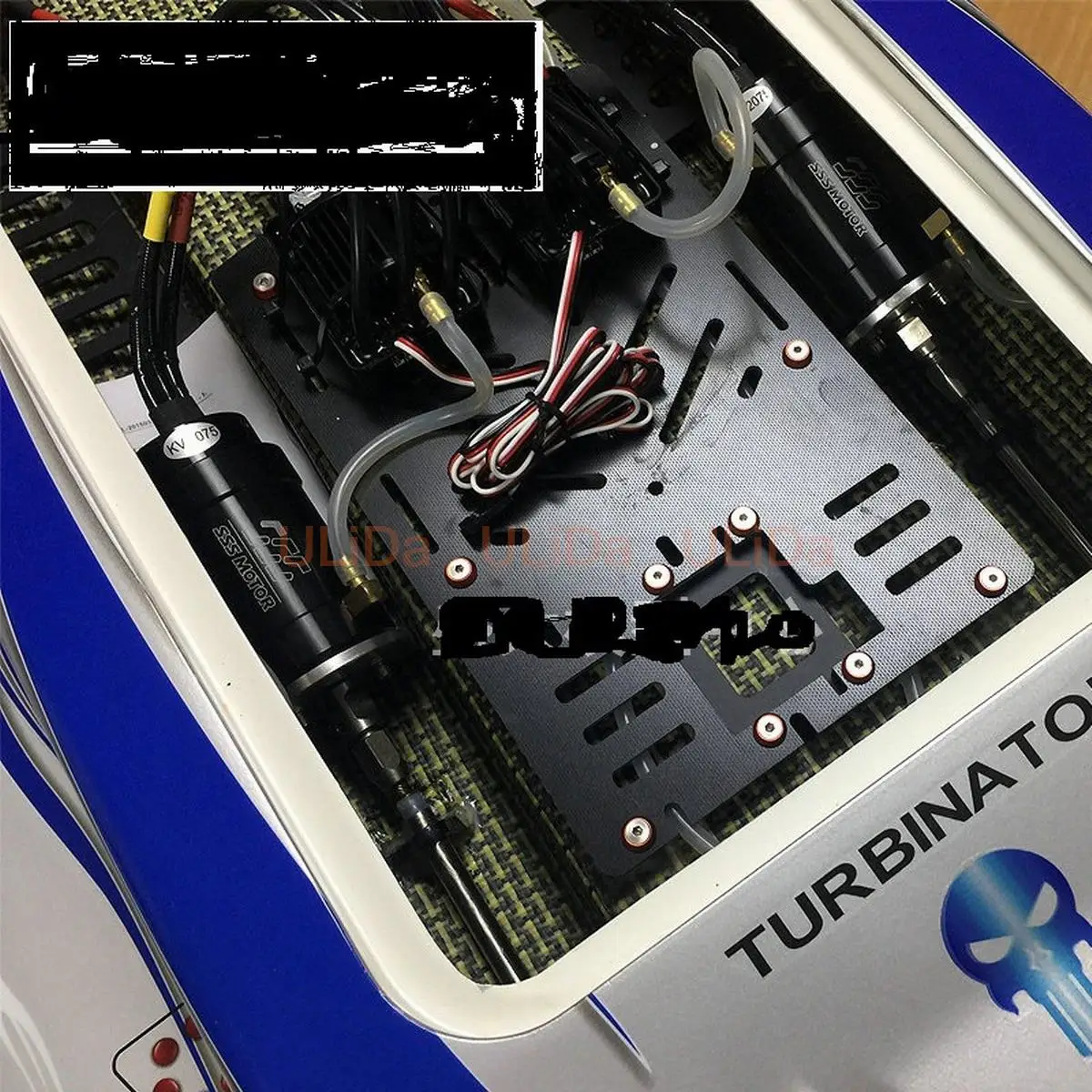 سبائك الألومنيوم RC قوارب B36 B40 فرش طائرة محرّك القارب تصاعد قوس TFL 25 مللي متر ثقب المسافة المعادن ترقية أجزاء