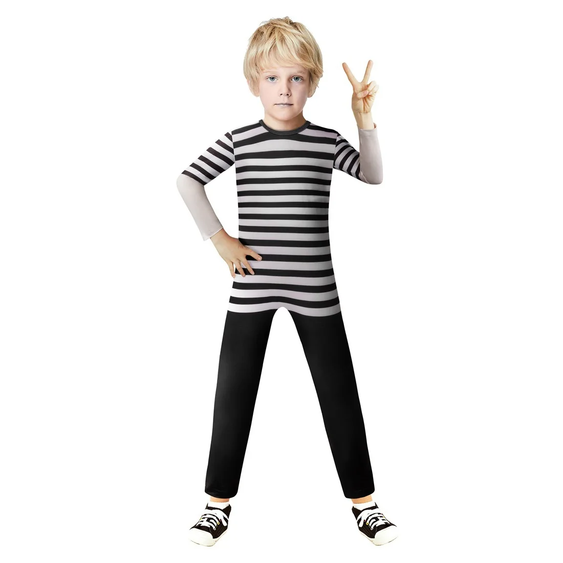 Set da ragazzo Cosplay addigs di venerdì 2023 nuovo vestito da sera per feste di carnevale di Halloween vestito da principessa con fiocco stampato da ragazza