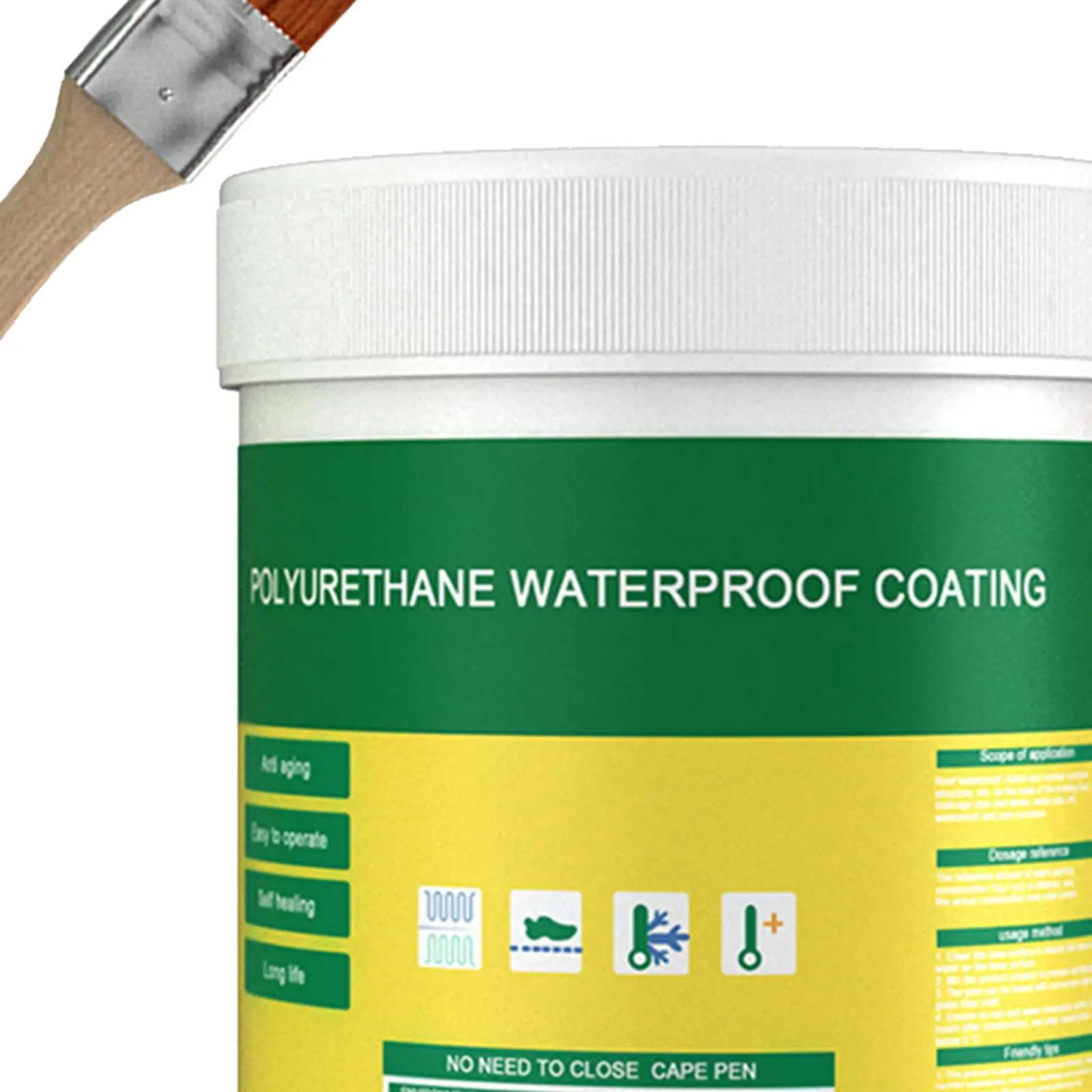 Transparent Waterproof Seal, Coating with Brush, Leak-proof, Invisible