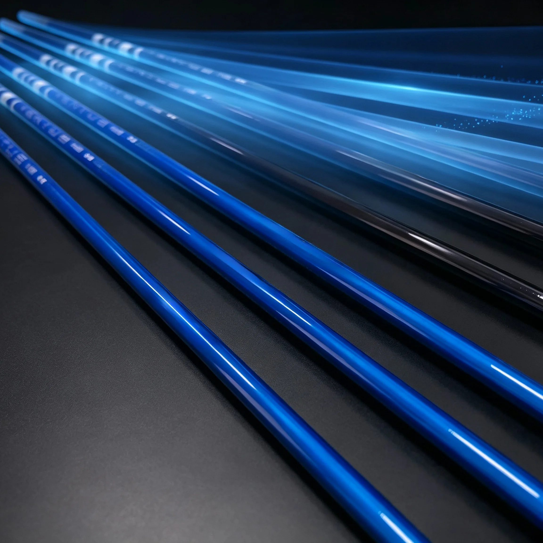 40.5inch Hb Carbon Fiber Hybrid Club Shaft, Available in Blue and Black, Multiple Hardnesses 6R‑6S‑7S, Advanced High- Forgiveness Shaft Suitable for Various Swing Speeds