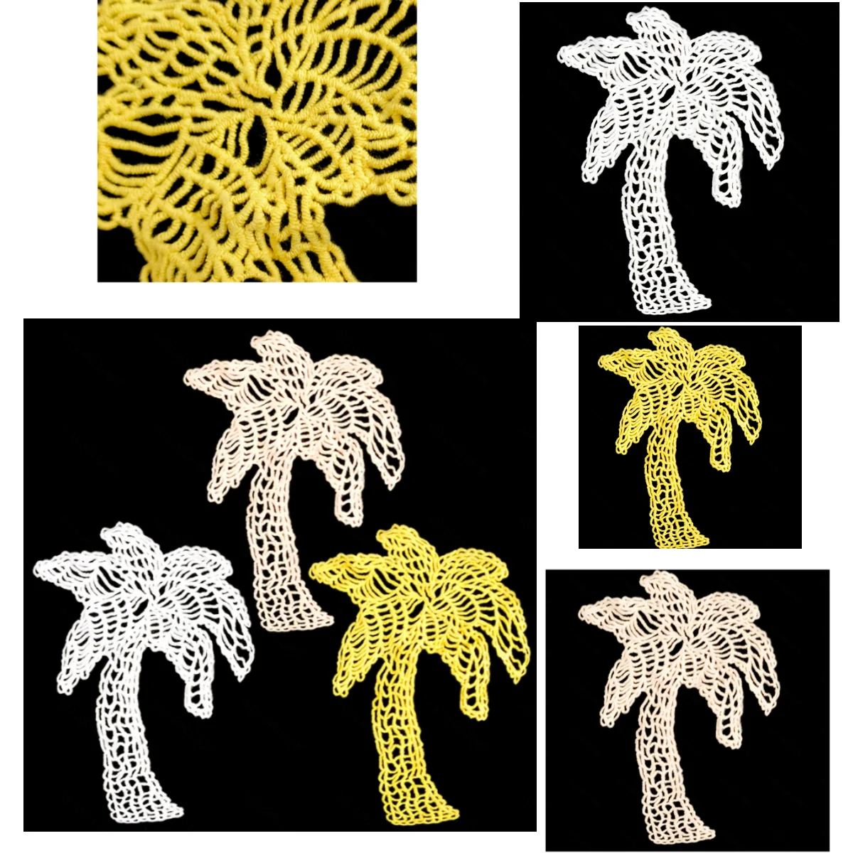 2PCS  DIY lace embroidery accessory for clothing, shoes, hats and bags