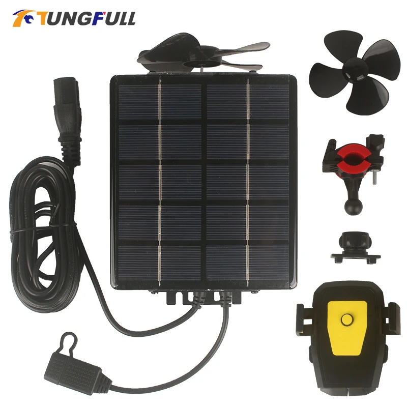 Painel Solar Portátil Eólica Geração Extender Generator 12v125v para Veículo Elétrico Bateria Telefone Faixa ao ar Livre