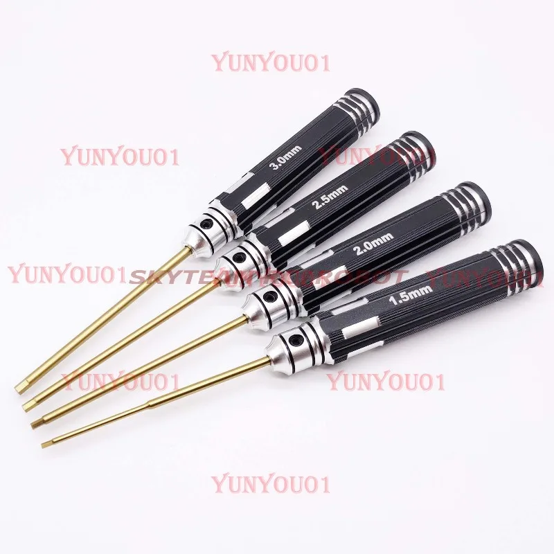 Model tool/Hexagon screwdriver/Imported titanium-plated H1.5/2.0/2.5/3 .0MM set/EDS