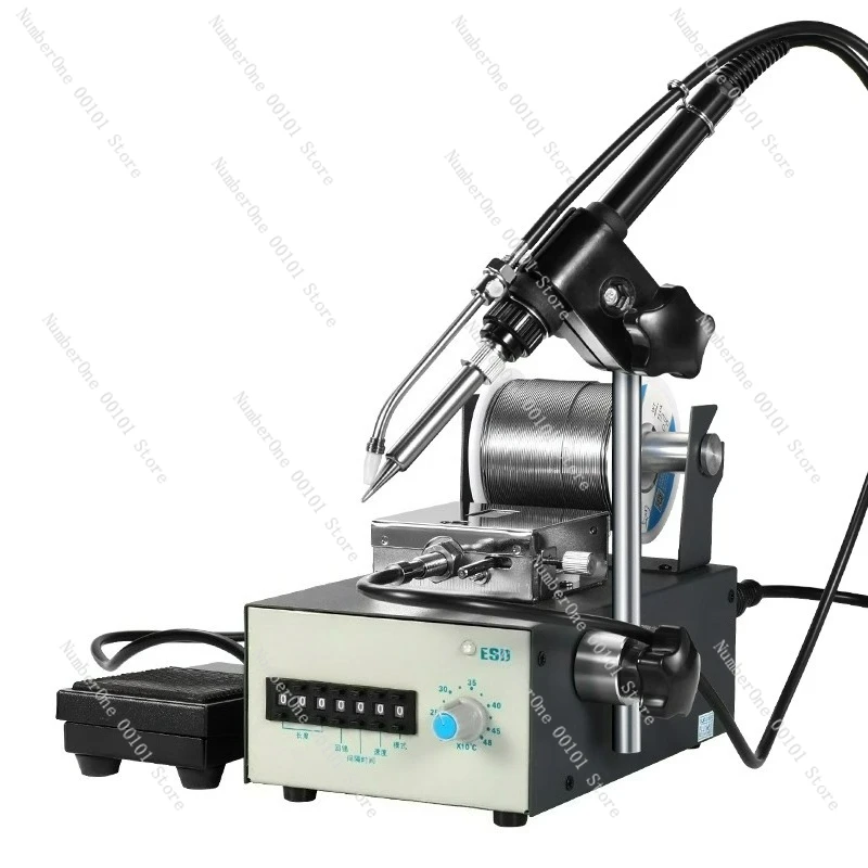 375B Automatic Tin Feeding Machine, Foot-Operated Soldering Tinning Pot, High Power Adjustable Constant Temperature Solder