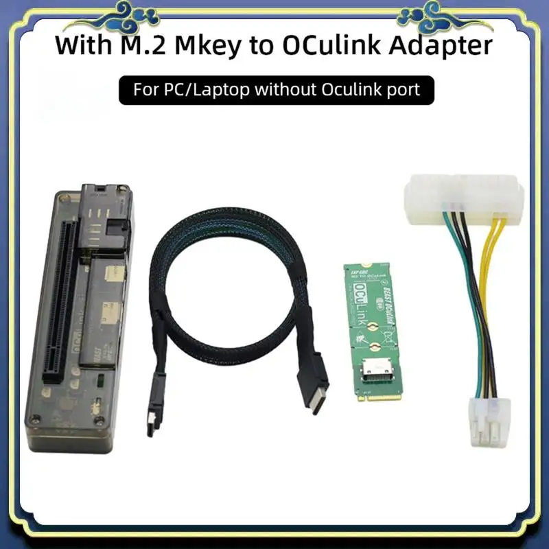 Draagbare M.2 MKEY Naar OCULINK Adapter High Speed GPU Dock PCIE 4.0X4 Mini PC Naar Externe Grafische Kaart Adapter