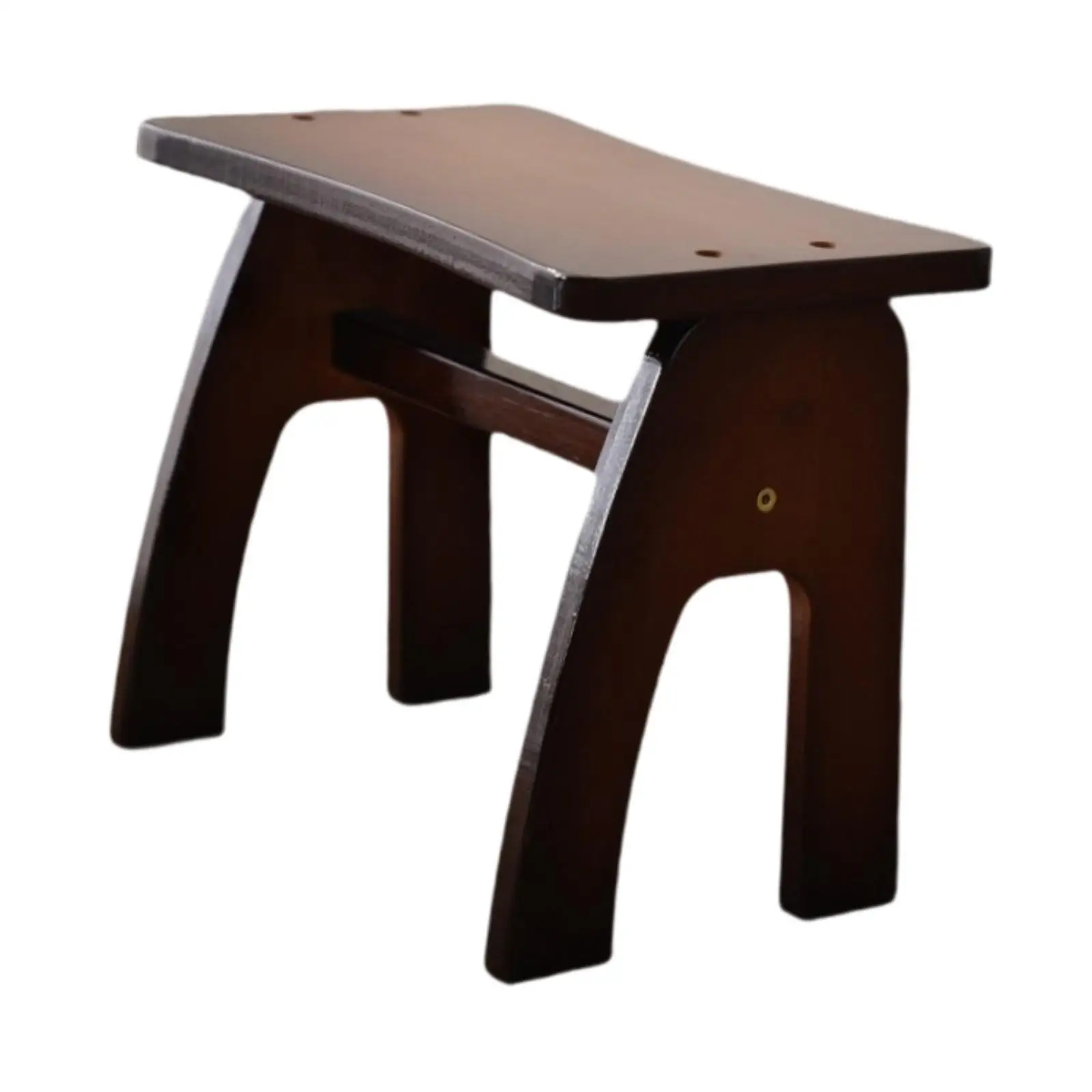 Wood Stool Lightweight Rustic Sturdy Step Stool for Entryway Indoor Nursery