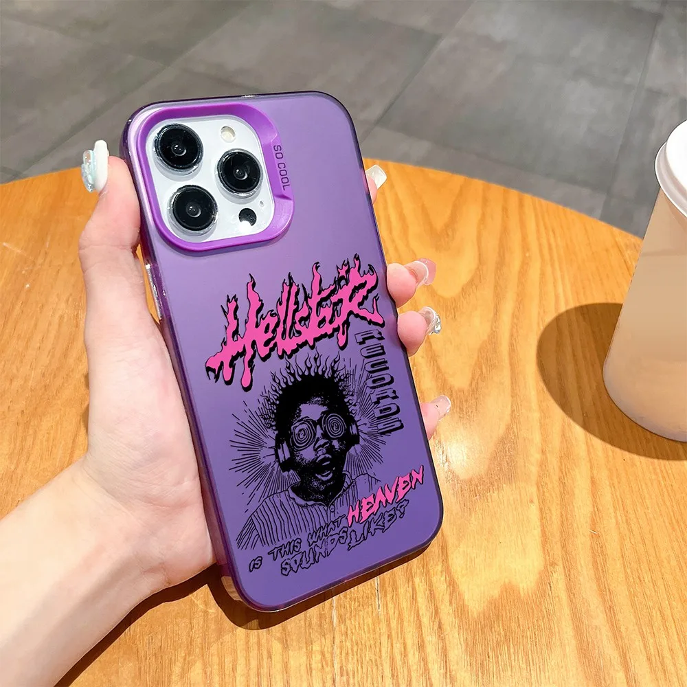 Fashion Graffiti Phone Case For H-HellstarS iPhone 16e 16 15 14 13
