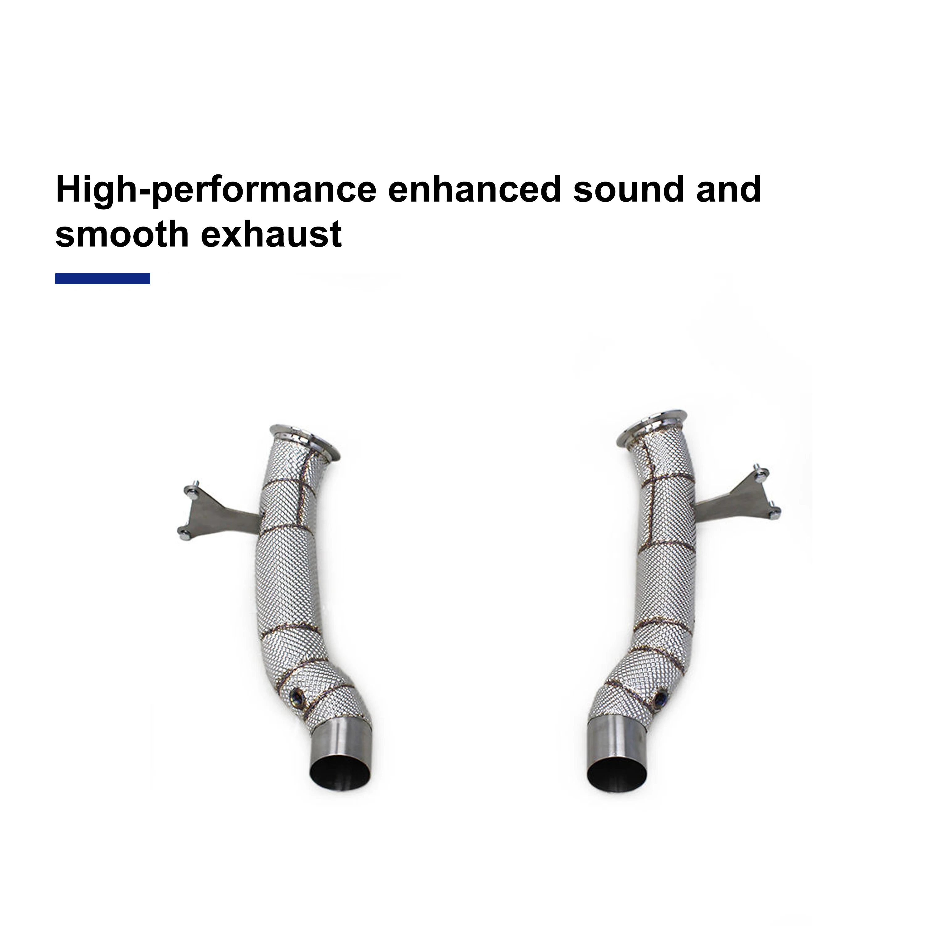 ACE Auspuff-Downpipe für Ferrari 458 Italia/Speciale/Spider 4.5L V8 Hochleistungs-Auspuffkrümmer mit Hitzeschild Auspuffanlage – Detail 4