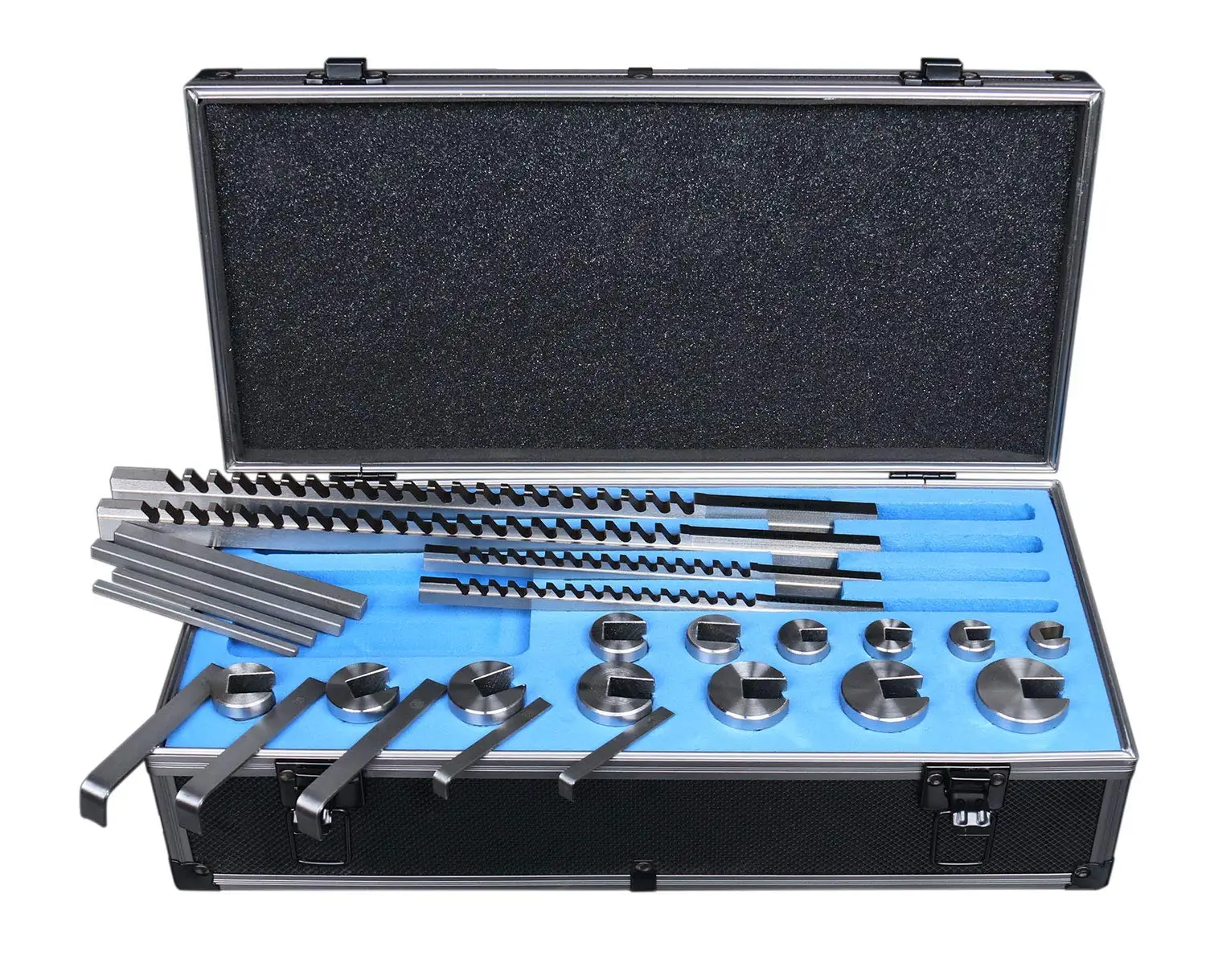 HSS 395-0821 No. 80 Metric/Inch Keyway Broach Set with Bushing