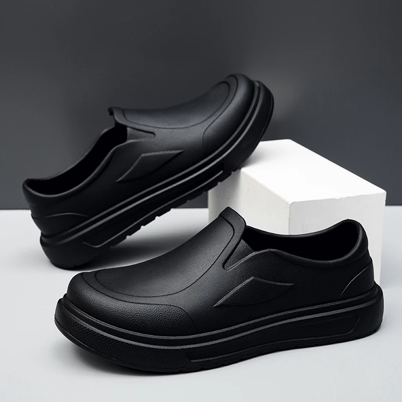 

Men's Chef Shoes Anti Slip Oil Resistant Dirt Resistant Kitchen Shoes Work Shoes Mules Shoes Quick Drying Rain Shoes Large Size