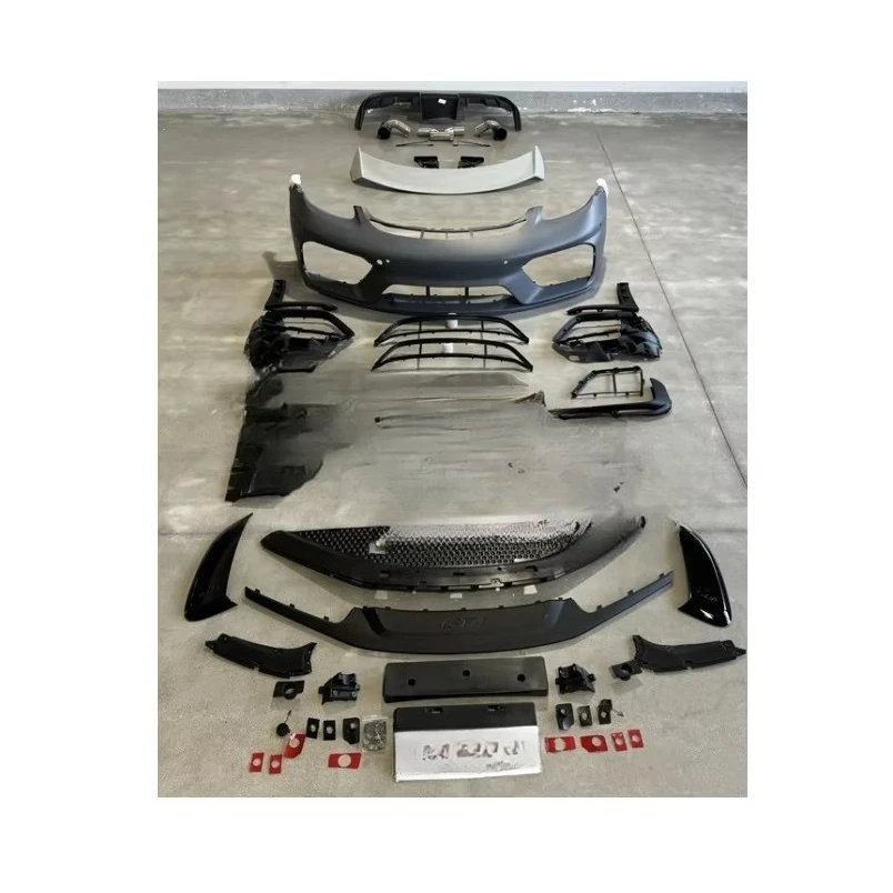 

Car Accessories PP Bodykit for Por 718 Upgrade to GT4 Front Rear Bumper with Spoiler