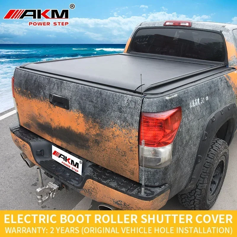 High quality waterproof truck electric pickup truck tonneau bed cover for Toyota Tundra Electric telescopic shutter