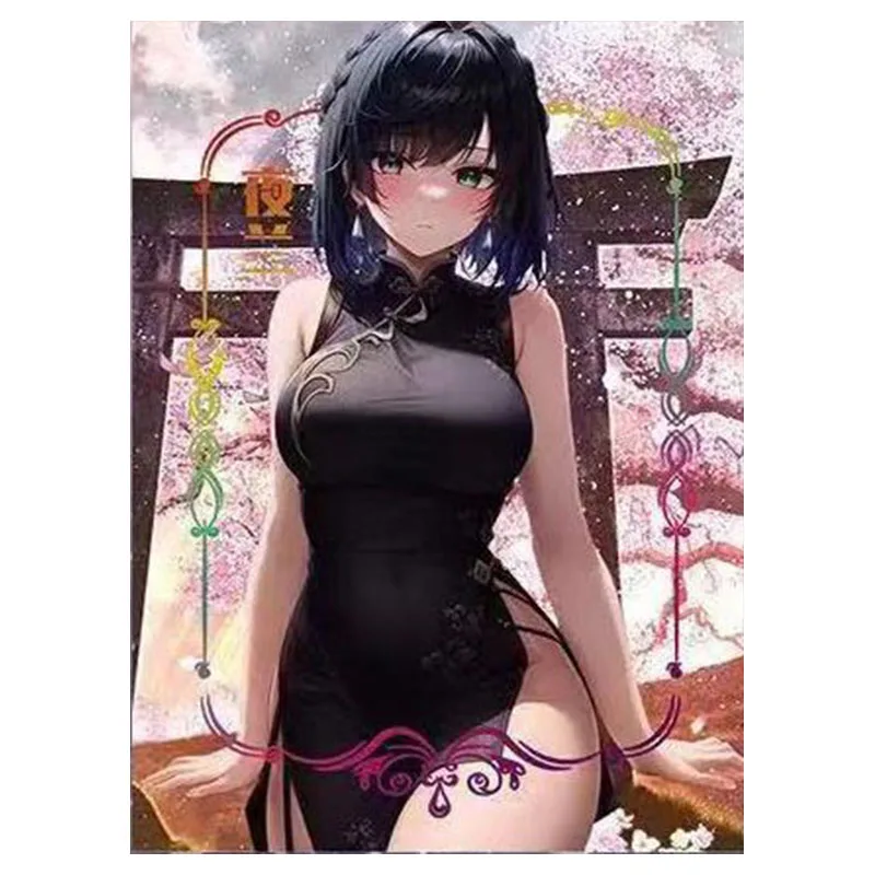 أنيمي آلهة قصة نادرة تحصيل بطاقة Ereshkigal Taiho Nishikigi Chisato Kamisato Ayaka Shenhe لعب لصبي هدية عيد ميلاد