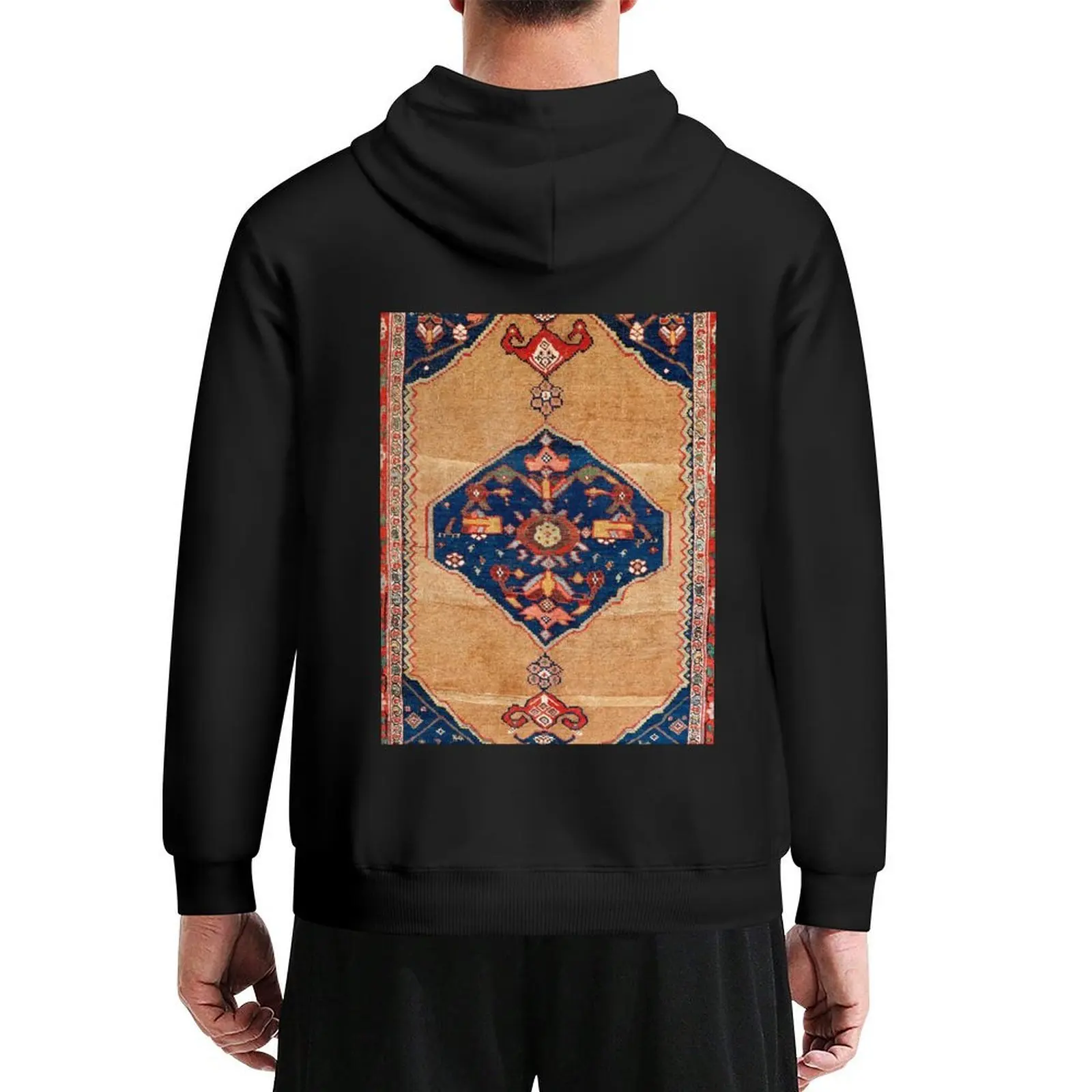 

Bijar Kurdish Northwest Persian Rug Print Hoodie hooded shirt autumn new products men clothing male clothes japanese hoodie