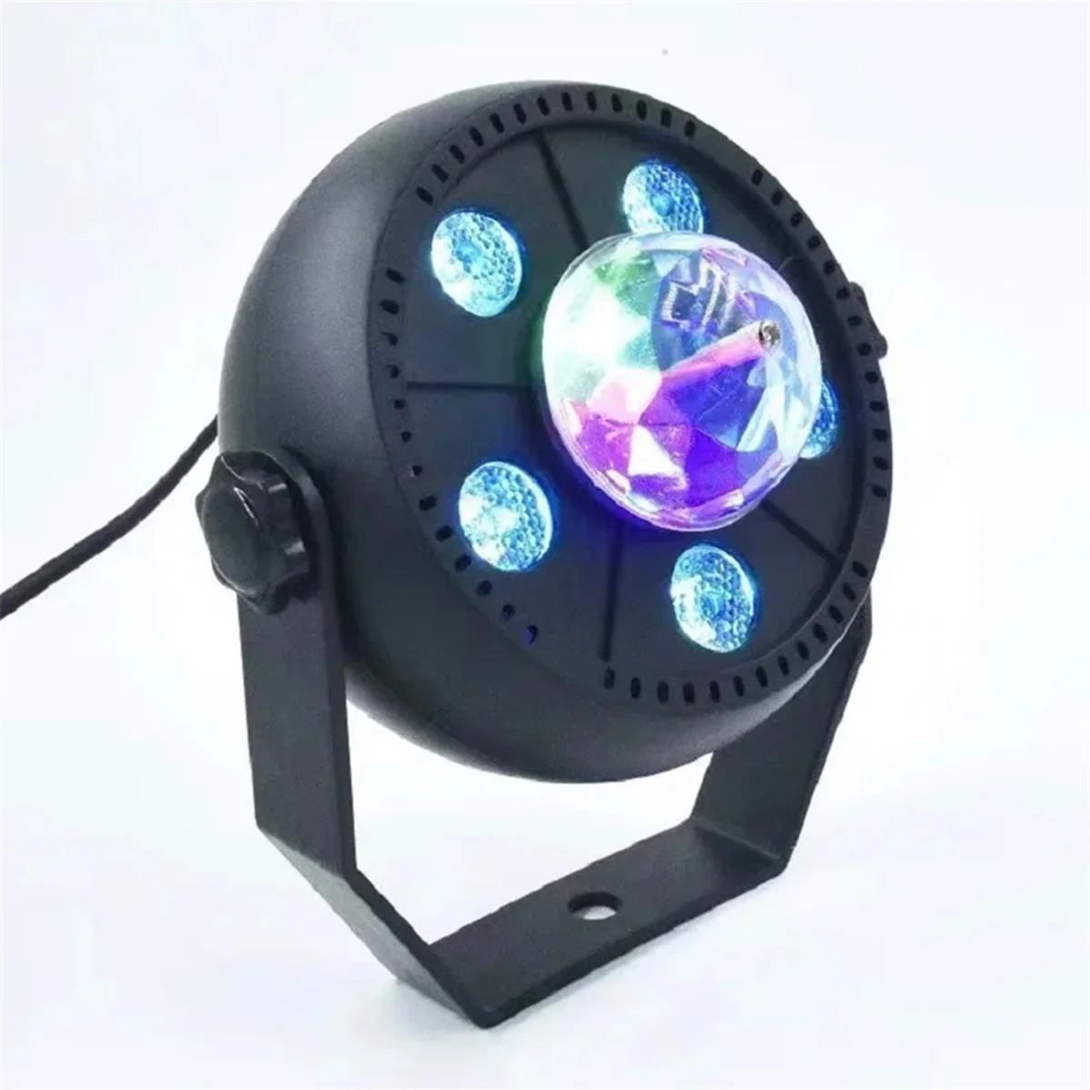 LED Par Light Disco Ball 2 in 1 6X3W RGBW Disco Light DMX Controller Effect Light Club Bar Wedding Decoration EU Plug